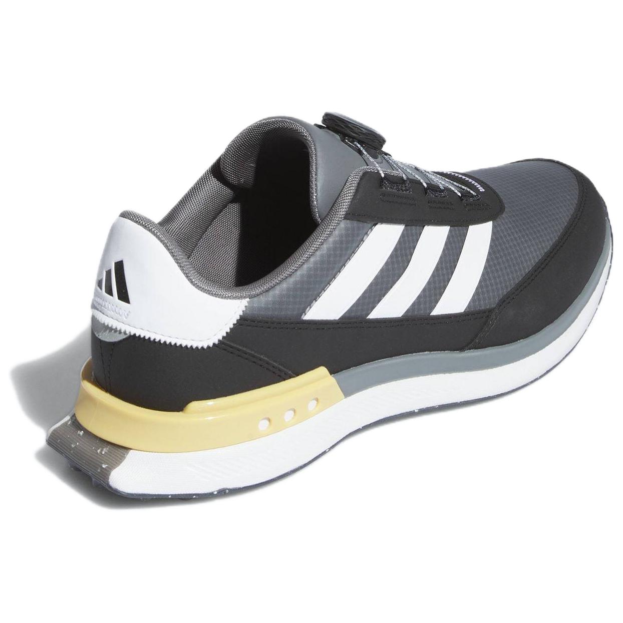 Adidas Slip Resistant Abrasion Resistant Low top Golf Shoes Men’s Gray Black