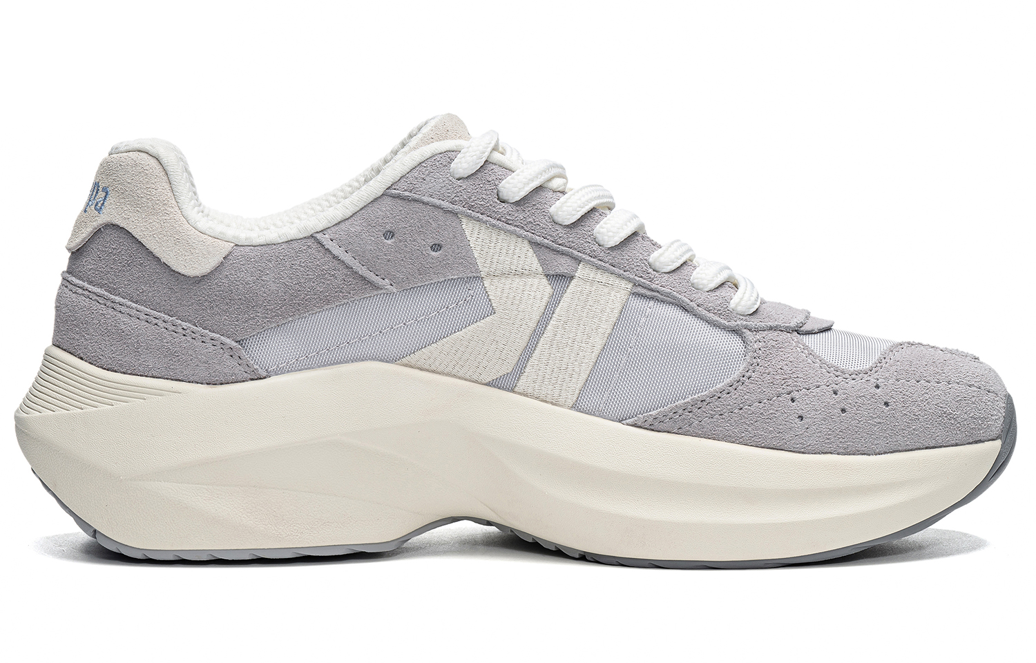 Kappa Slip Resistant Abrasion Resistant Low top Casual Running Shoes Unisex Tranquil Gray