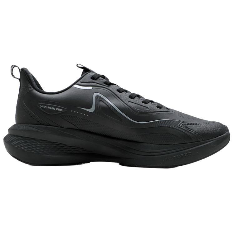 QIAODAN Slip Resistant Abrasion Resistant Slip Resistant Abrasion Resistant Low top Casual Running Shoes Men’s Black