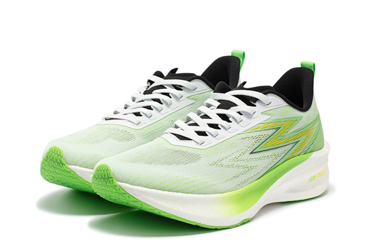 361° Flame 1.5 Low top Training Sprint Running Shoes Unisex White Green