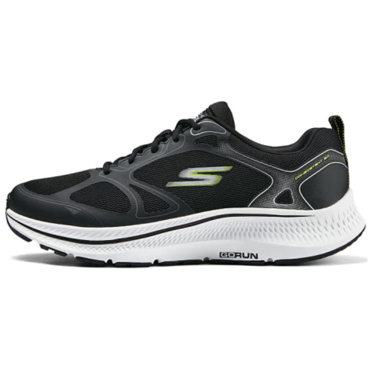 Skechers Cushioning Abrasion Resistant Cushioning, Wear Resistant Low top Casual Running Shoes Men’s Black White