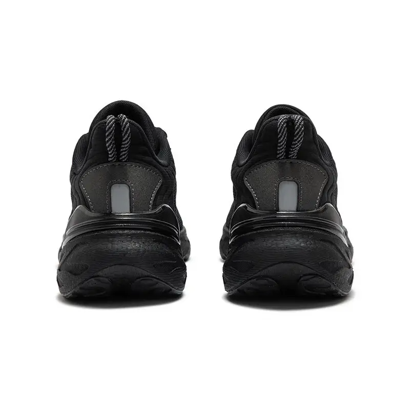 361° Popping Foam Cushioning Breathable Low top Training Running Shoes Men’s Black Gray