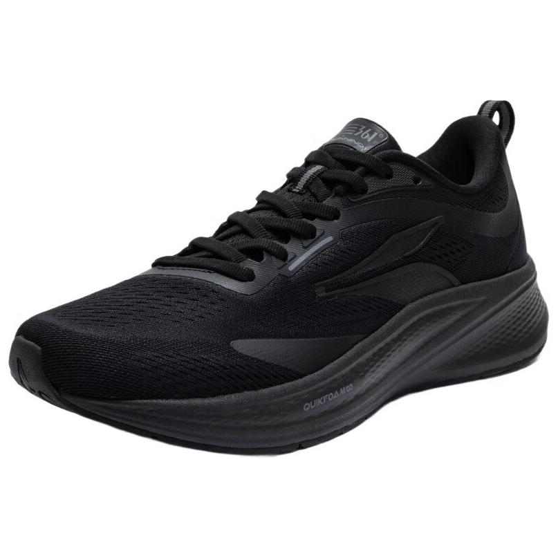 361° Wing 4.0 Slip Resistant And Breathable Low top Casual Running Shoes Men’s Black