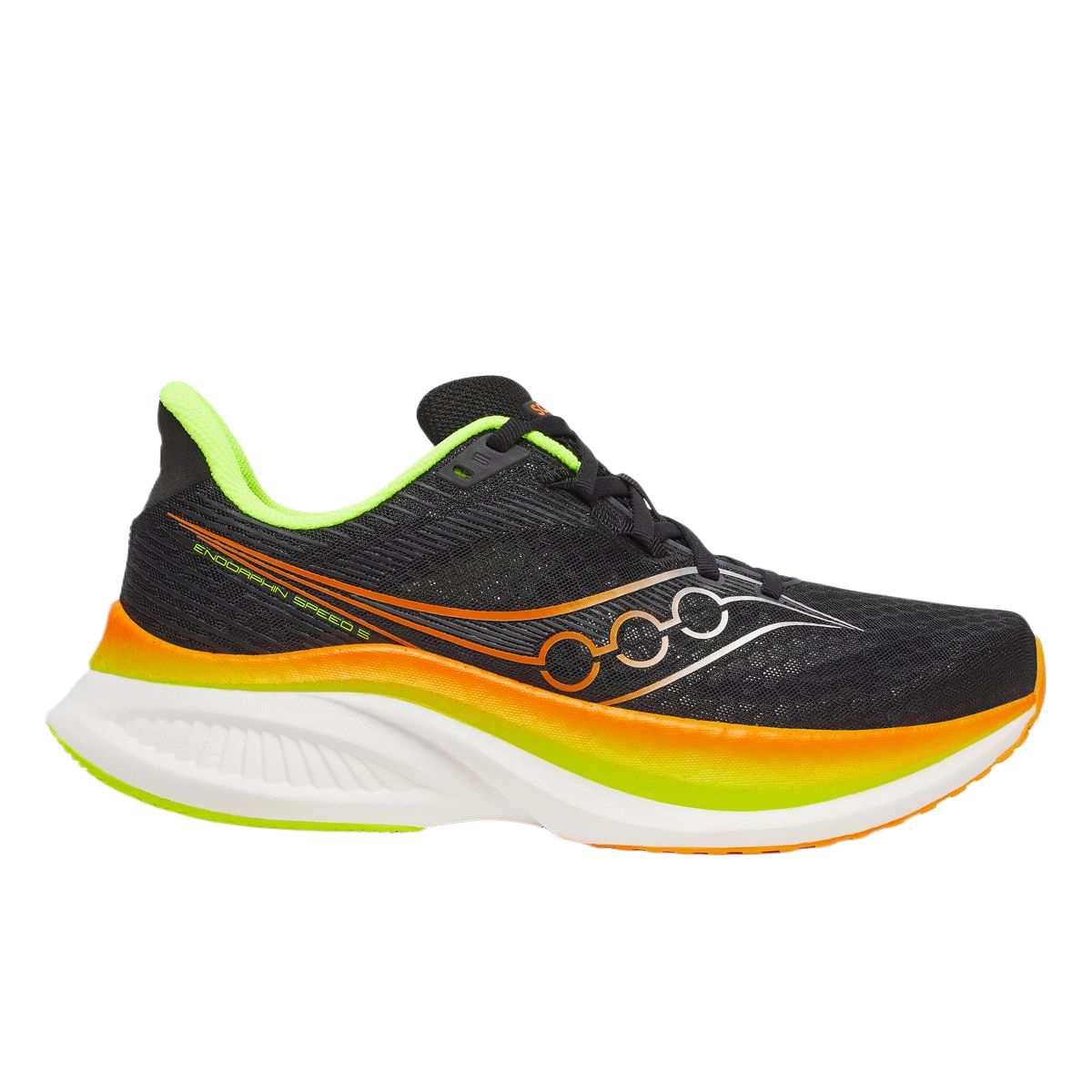 Saucony ENDORPHIN SPEED 5 Abrasion Resistant Low top Casual Running Shoes Men’s Black