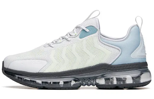 Anta Running Collection Cushioning Slip Resistant Breathable Coverage Low top Running Shoes Men's Light Blue