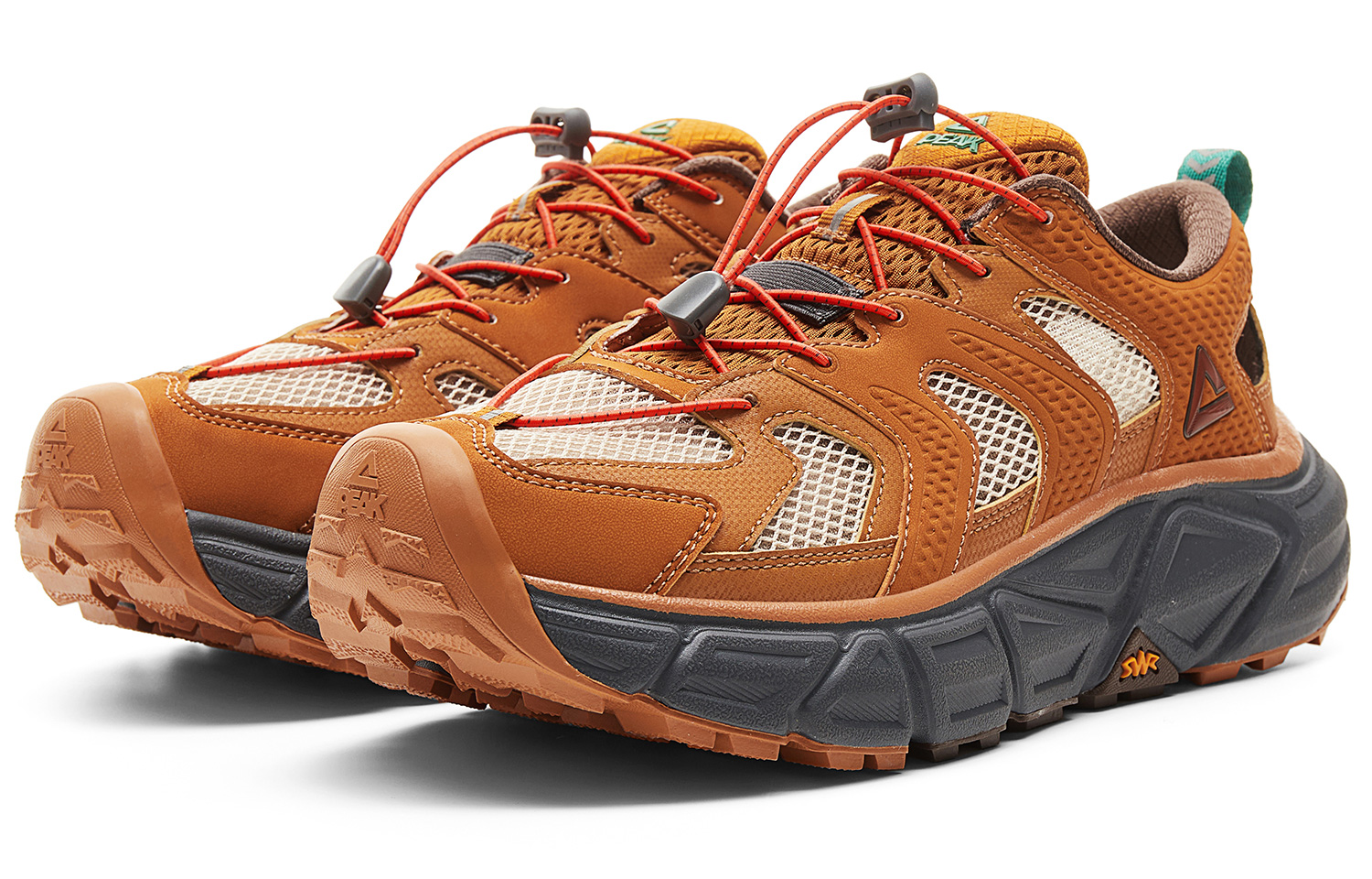 PEAK Cushioning Slip Resistant Rebound Low top Running Sandal Men’s Caramel