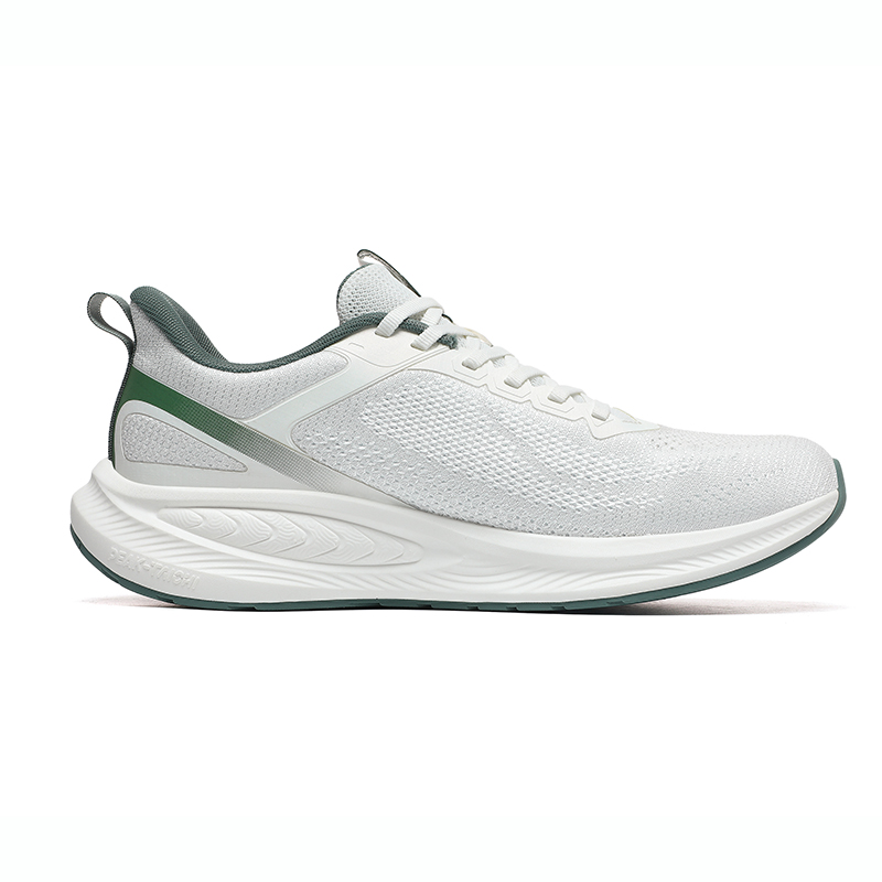 PEAK Taichi 7.0 Cushioning Slip Resistant Abrasion Resistant Low top Casual Running Shoes Men’s White Green