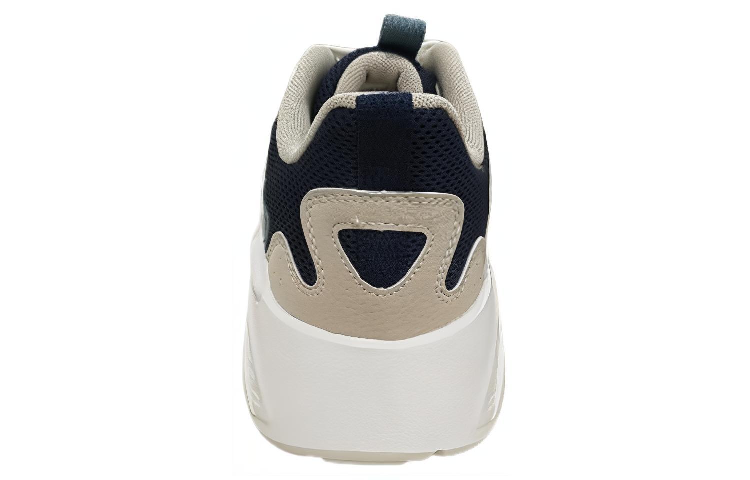 361° Comfortable Round Toe Slip Resistant Abrasion Resistant Low top Running Shoes Men’s White Blue