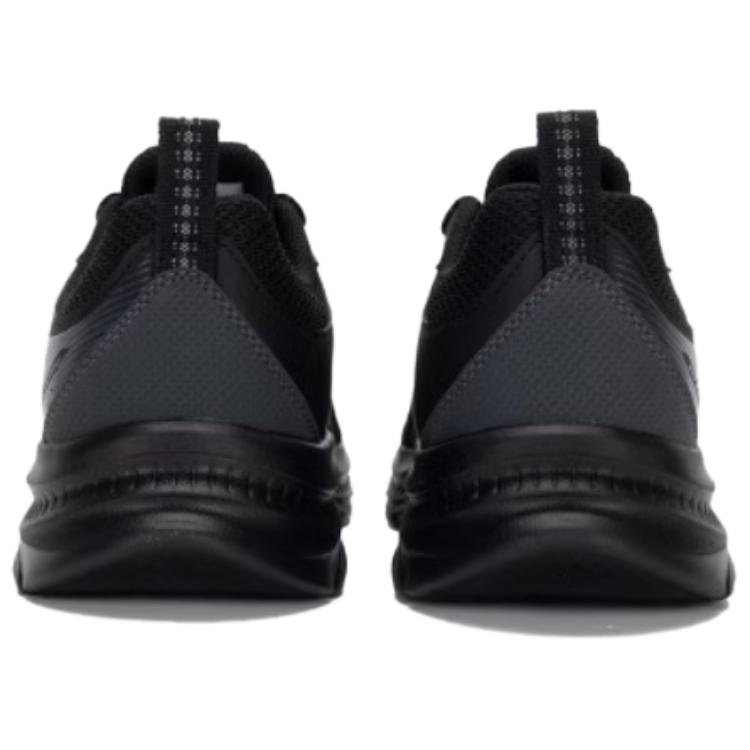 XTEP Breathable, Slip Resistant, And Abrasion Resistant Low top Casual Running Shoes Men’s Black