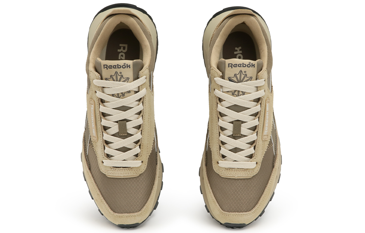 Reebok CL LEGACY W+ Abrasion Resistant Height Increasing Low top Running Shoes Unisex Light Khaki