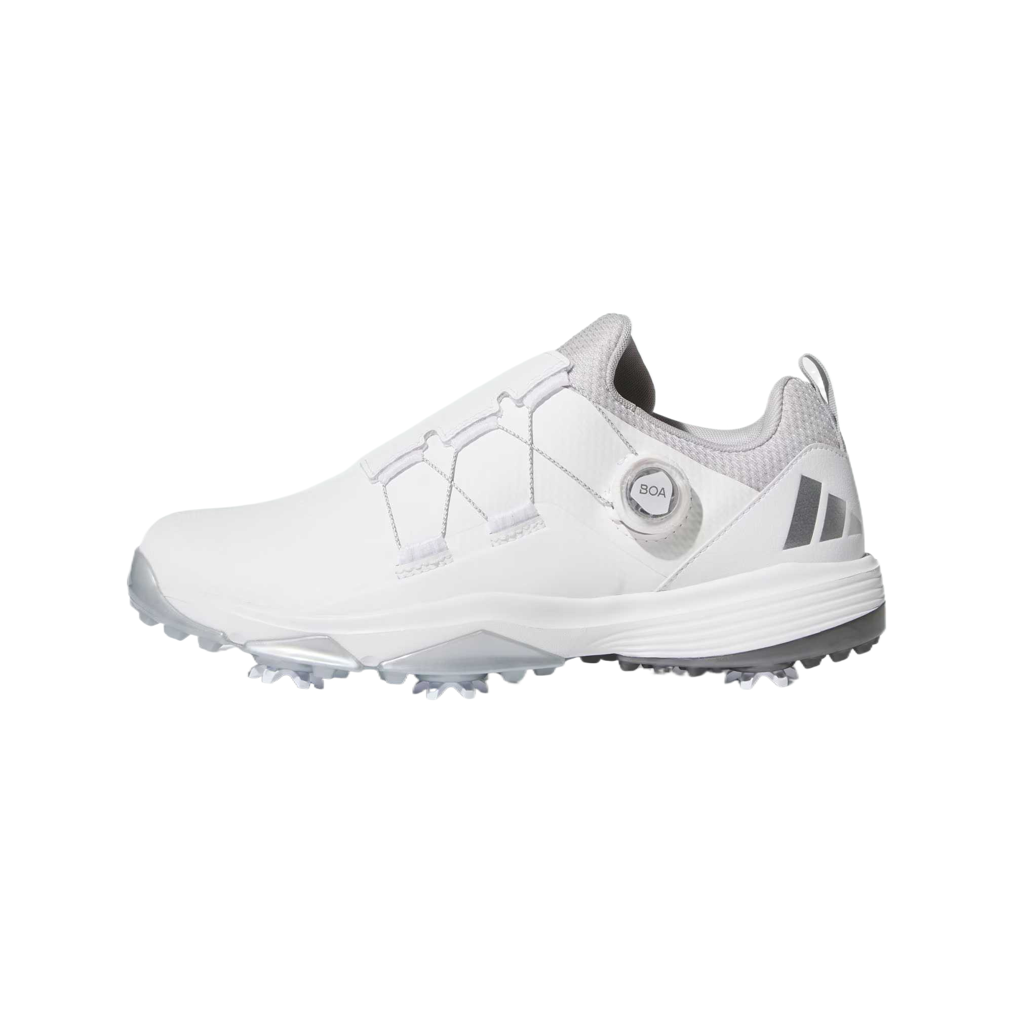 Adidas POWERFADE Cushioning Slip Resistant Low top Golf Shoes Men’s White Gray