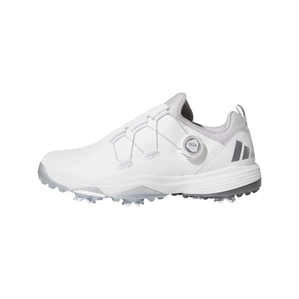 Adidas POWERFADE Cushioning Slip Resistant Cushioning Slip Resistant Low top Golf Shoes Men's White Gray