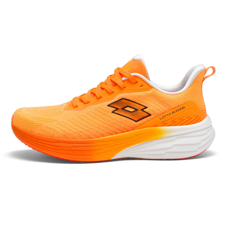 LOTTO Cushioning Abrasion Resistant Breathable Low top Carbon Plate Running Shoes Men’s Neon Orange