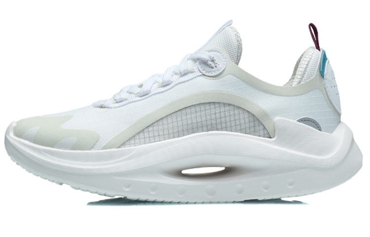 Li Ning Apocalypse Tianqi Culture Sports Lightweight And Breathable Low top Running Shoes Women’s Light Gray Purple
