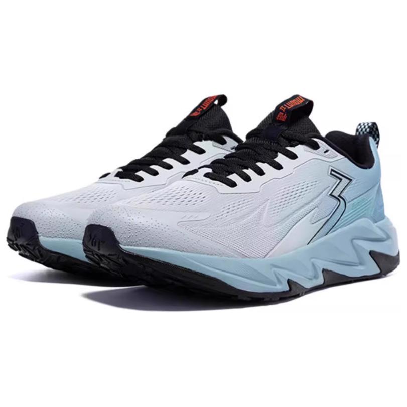 361° Slip Resistant And Abrasion Resistant Coverage Low top Casual Sprint Running Shoes Men’s Gray Blue