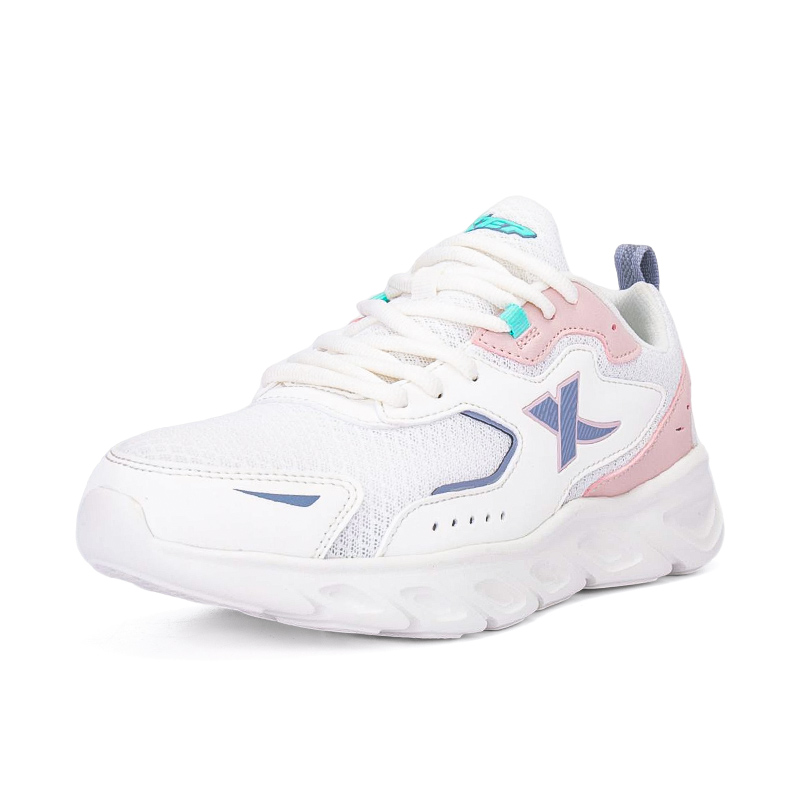 XTEP Cushioning, Wear Resistant Low top Running Shoes Women’s Pink White