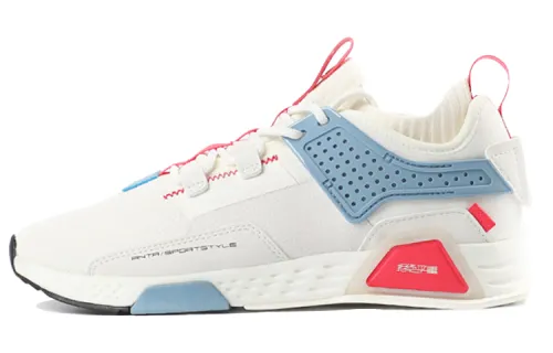 Anta Reject Mediocrity Casual Low top Running Shoes Women's White Gray