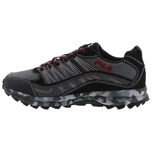 FILA Evergrand Tr 21 Running Shoes Men's Gray Black Red