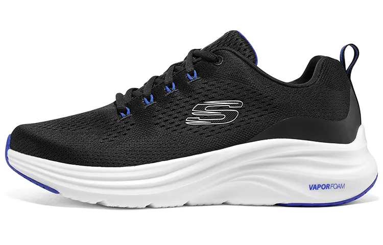 Skechers Vapor Foam Cloud Trail Mesh Low top Casual Shoes Men's Black White Blue