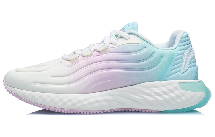 Li Ning Slip Resistant Abrasion Resistant Low top Running Shoes Women’s Light Blue
