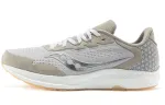 Saucony Freedom 4 Freely Cushioning Anti-Slip Wear-Resistant Breathability Low-Top Running Shoes Men's Khaki Gray