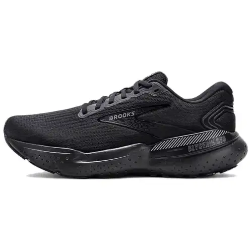 Brooks Slip Resistant, Abrasion Resistant, Breathable Low top Running Shoes Men's Black