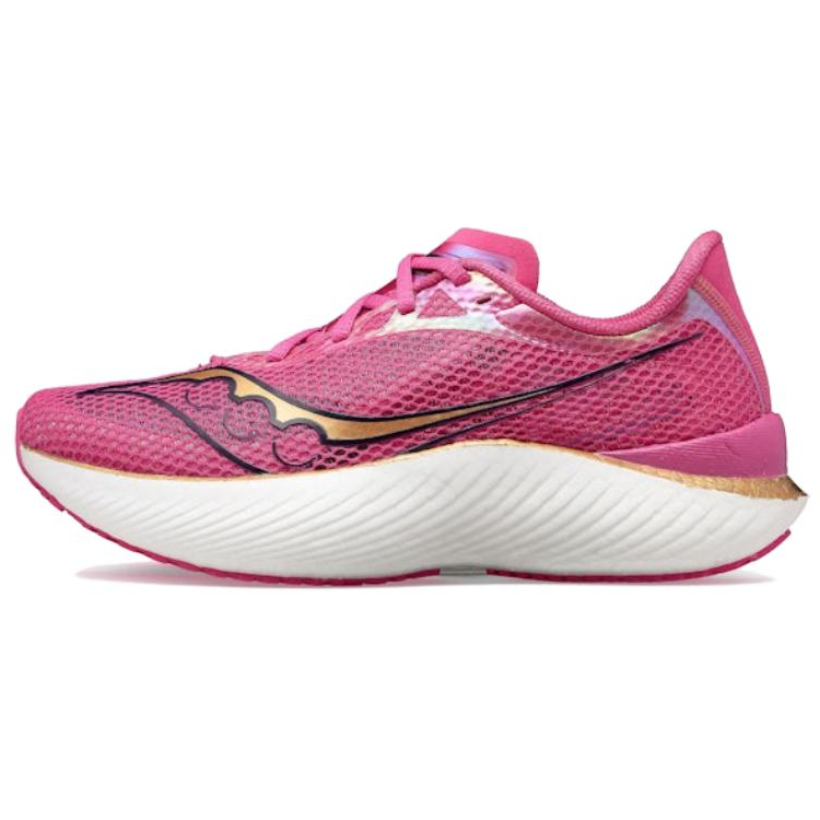 Saucony Endorphin Pro 3 Abrasion Resistant Low top Running Shoes Women’s Pink White