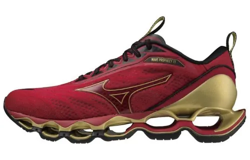Mizuno Prophecy 11 Running Shoes Men's Low Top Red Gold