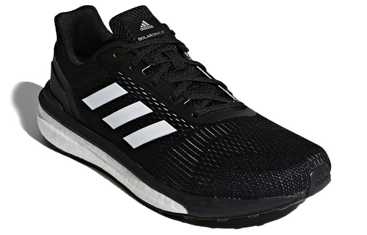 Мужские кроссовки adidas Solar Drive ST (черно-белые) — Чёрный / белый — фото 3