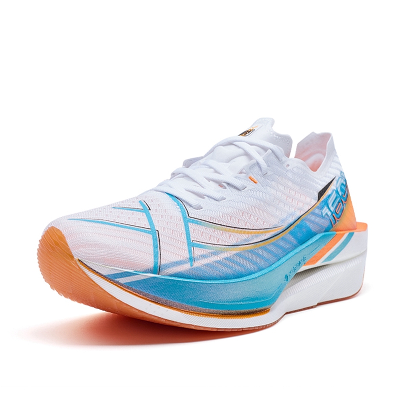 XTEP 160X 6.0 Breathable Slip Resistant Abrasion Resistant Rebound Low top Running Shoes Women's Le Mans Colorway