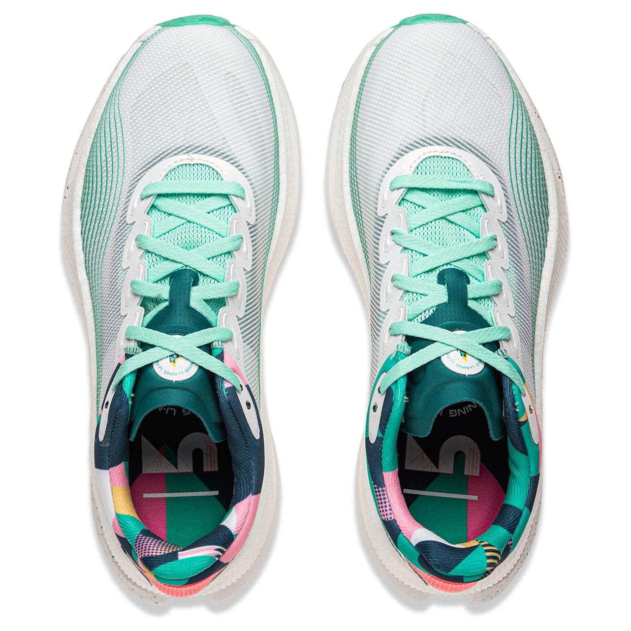Li Ning Yueying 4 PRO Fabric Cushioning Slip Resistant Abrasion Resistant Support Rebound Low top Running Shoes Women’s