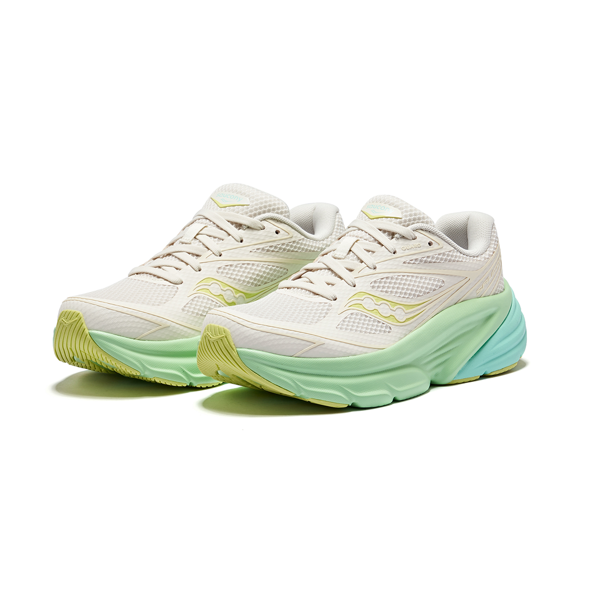 Saucony GUARD AMR Cushioning Low top Running Shoes Women’s Beige Green