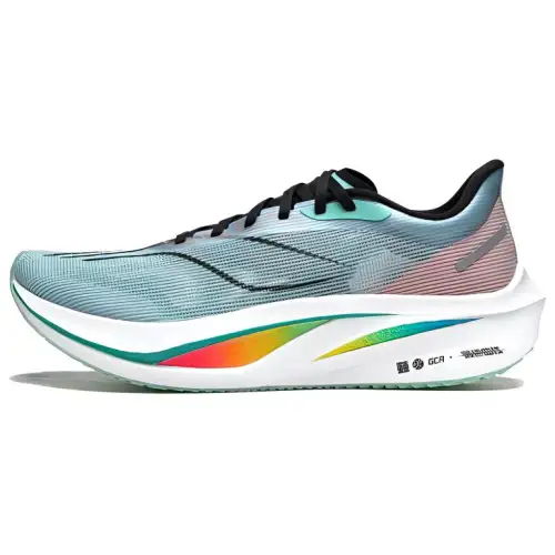 Li Ning Feidian 4 Challenger Running Shoes Men's Low Top Cyan/White