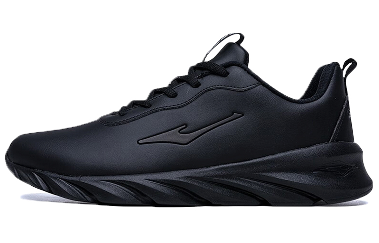 Erke Fleece Lined Thermal, Slip Resistant, Abrasion Resistant Low top Running Shoes Men’s Black