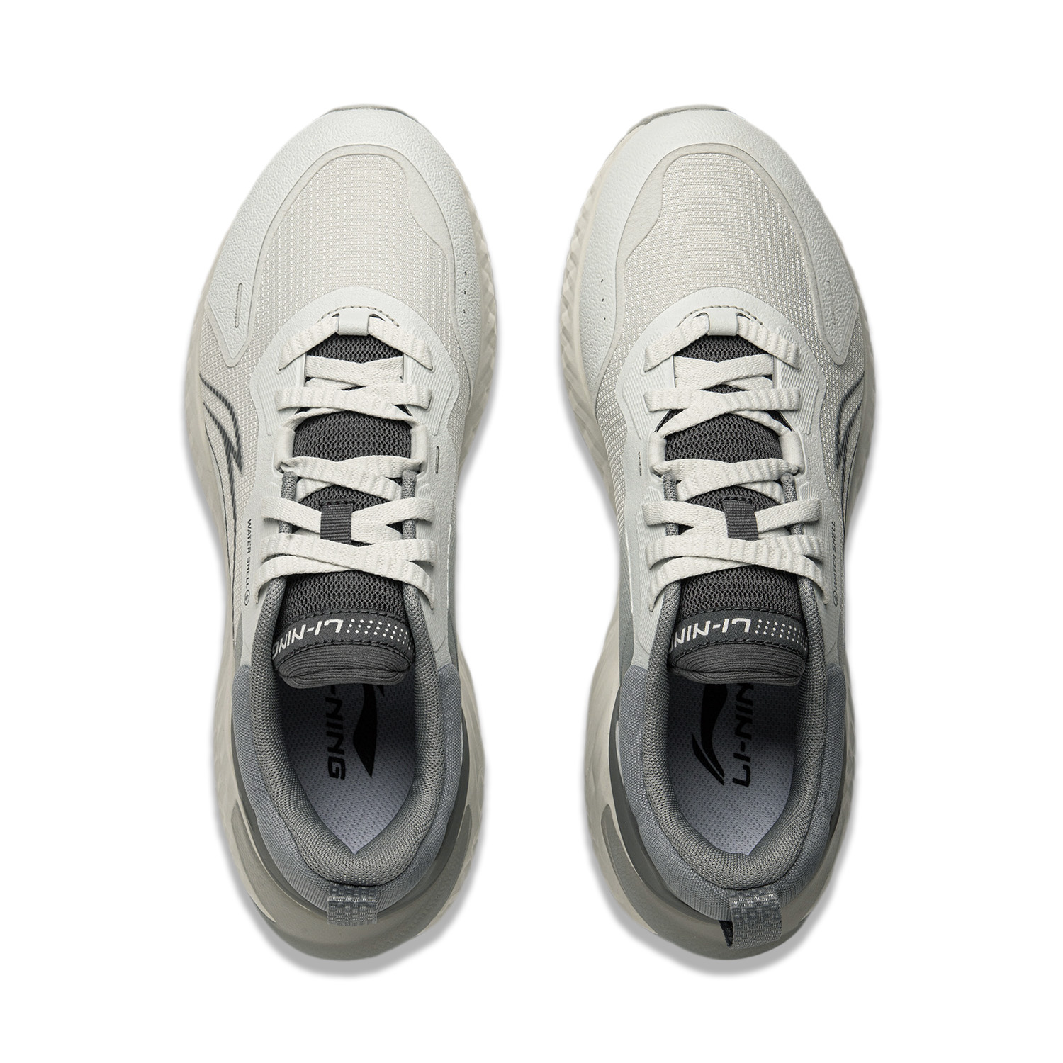 Li Ning Cloud Shield Slip Resistant Abrasion Resistant Low top Running Shoes Men’s Gray