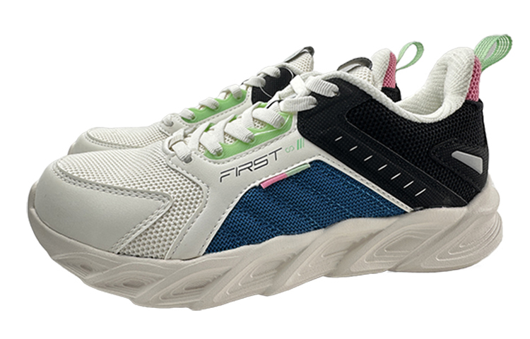 361° Abrasion Resistant Breathable Low top Running Shoes Women’s White Blue