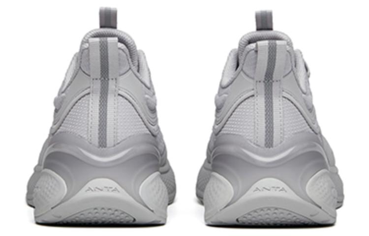 Anta C37 2.0 Fabric Cushioning Abrasion Resistant Slip Resistant Low top Running Shoes Women’s Floating Cloud Gray