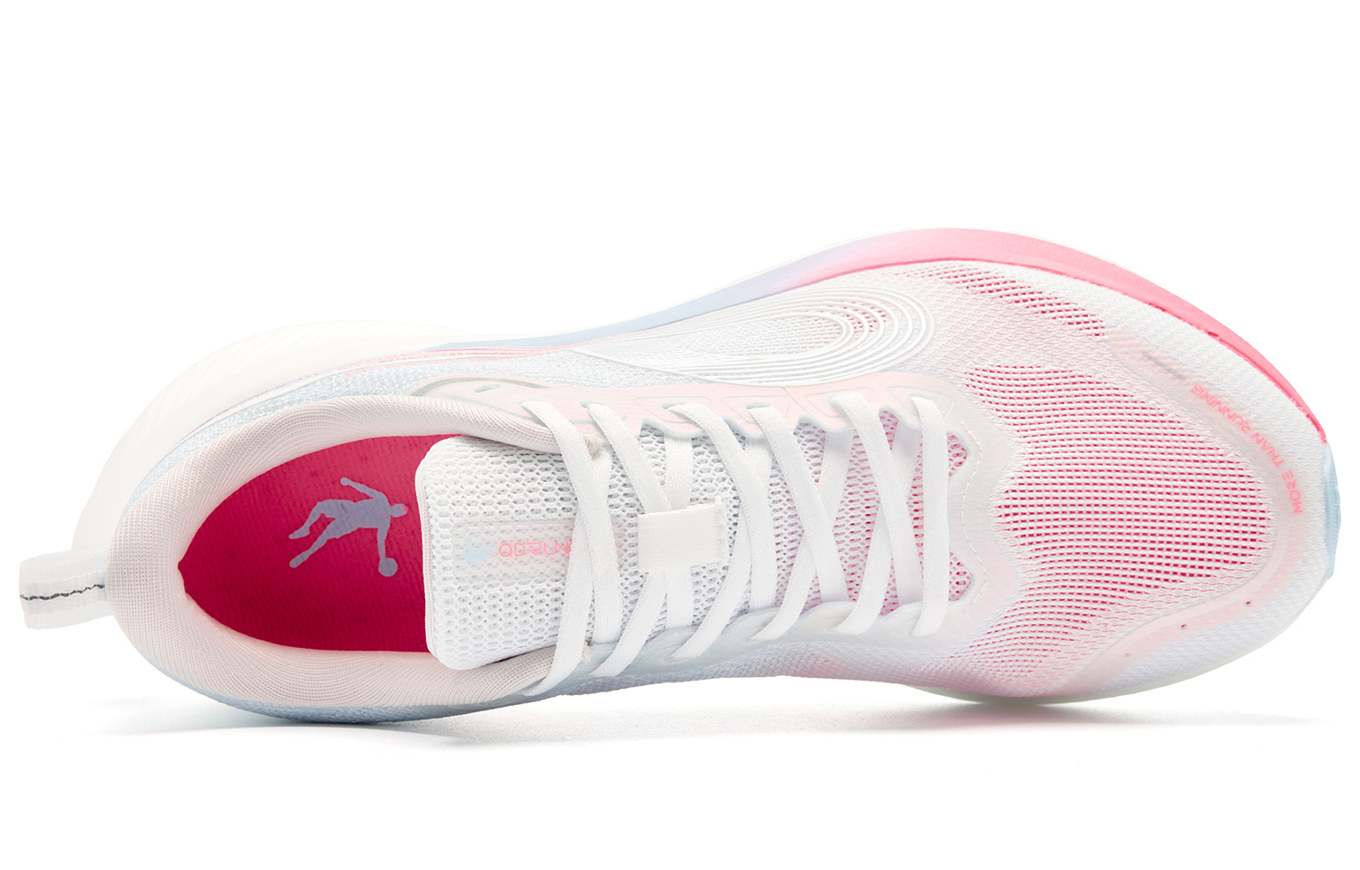 QIAODAN Feispeed 3.0 Fabric Low top ChaiPRO Rebound Technology Casual Running Shoes Women’s White Pink