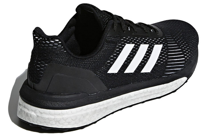 Мужские кроссовки adidas Solar Drive ST (черно-белые) — Чёрный / белый — фото 5