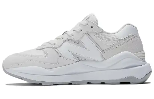 New Balance NB 5740 comfortable retro wear-resistant low-top running shoes women's white