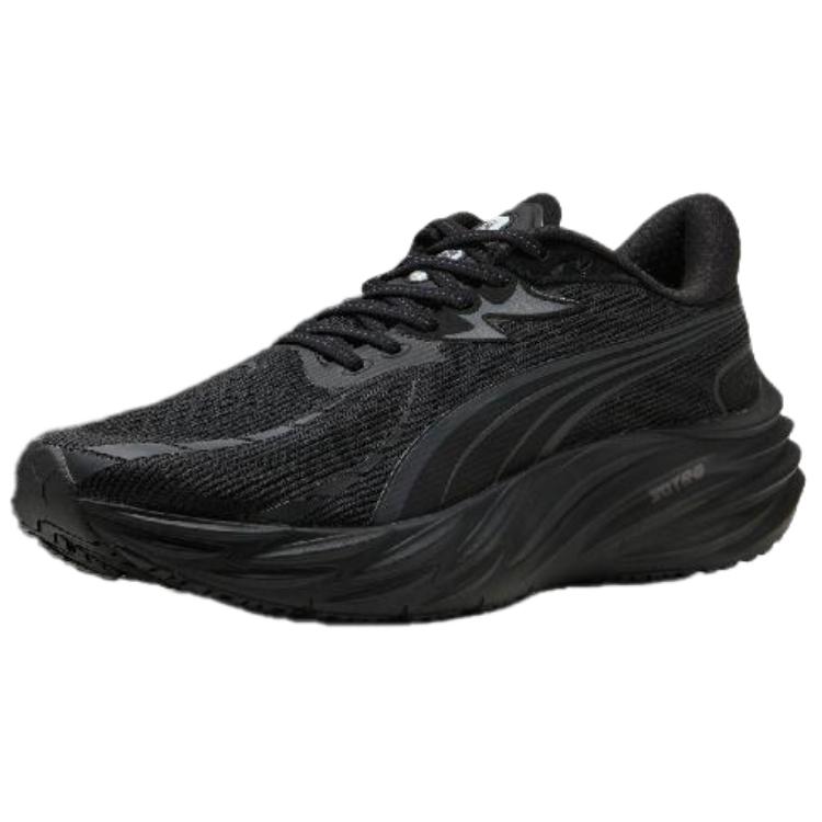 PUMA Velocity NITRO 4 Cushioning Abrasion Resistant Low top Running Shoes Men’s Black