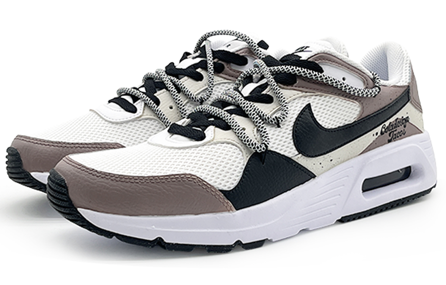 Nike Air Max SC Abrasion Resistant Low top Running Shoes Men’s White Gray