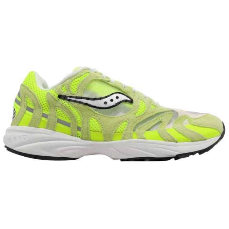 Saucony Grid Azura 2000 Slip Resistant Abrasion Resistant Low top Running Shoes Men’s Yellow