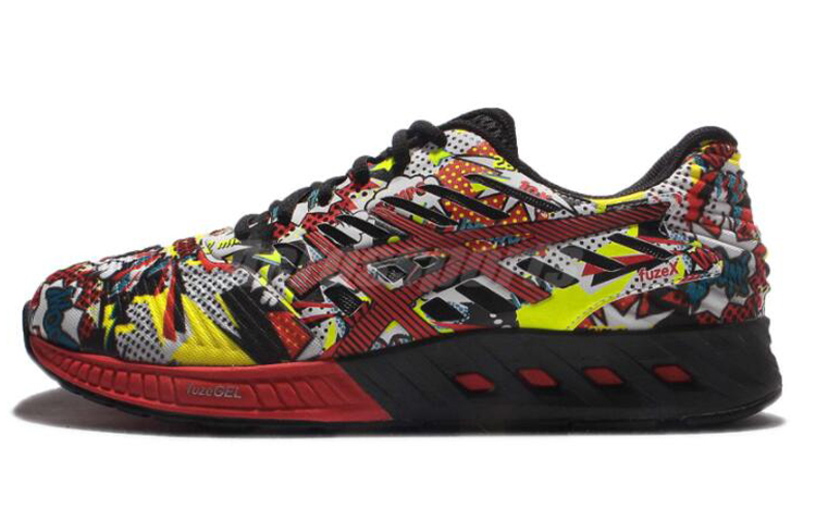 ASICS Fuzex Comfortable Fabric Abrasion Resistant Breathable Low top Running Shoes Men's