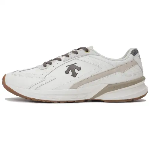 DESCENTE Slip Resistant Abrasion Resistant Slip Resistant Abrasion Resistant Low top Running Shoes Unisex Beige Brown