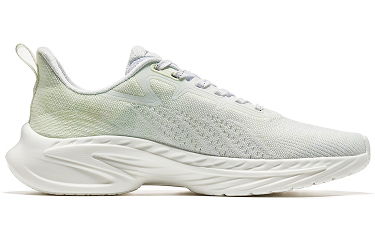 Erke Cushioning, Wear Resistant Low top Running Shoes Men’s White Green