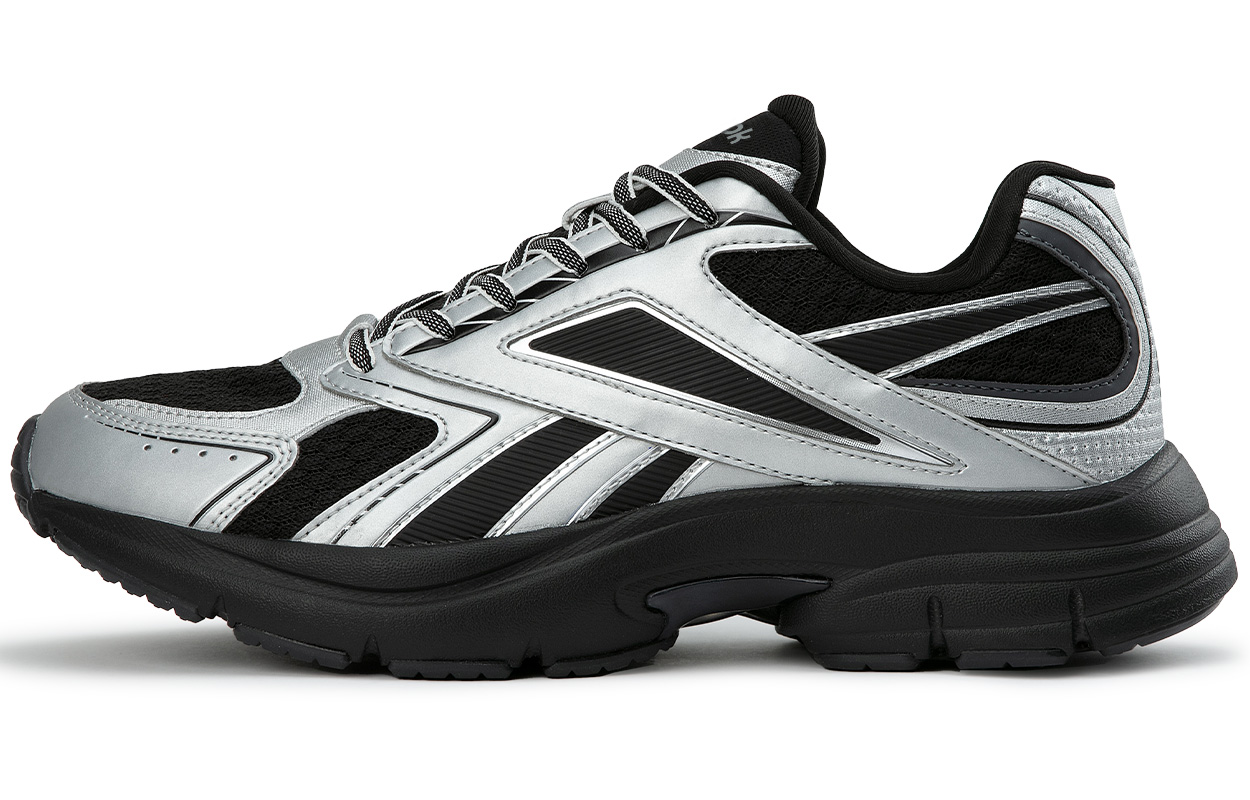 Reebok Low top Running Shoes Unisex Black Silver