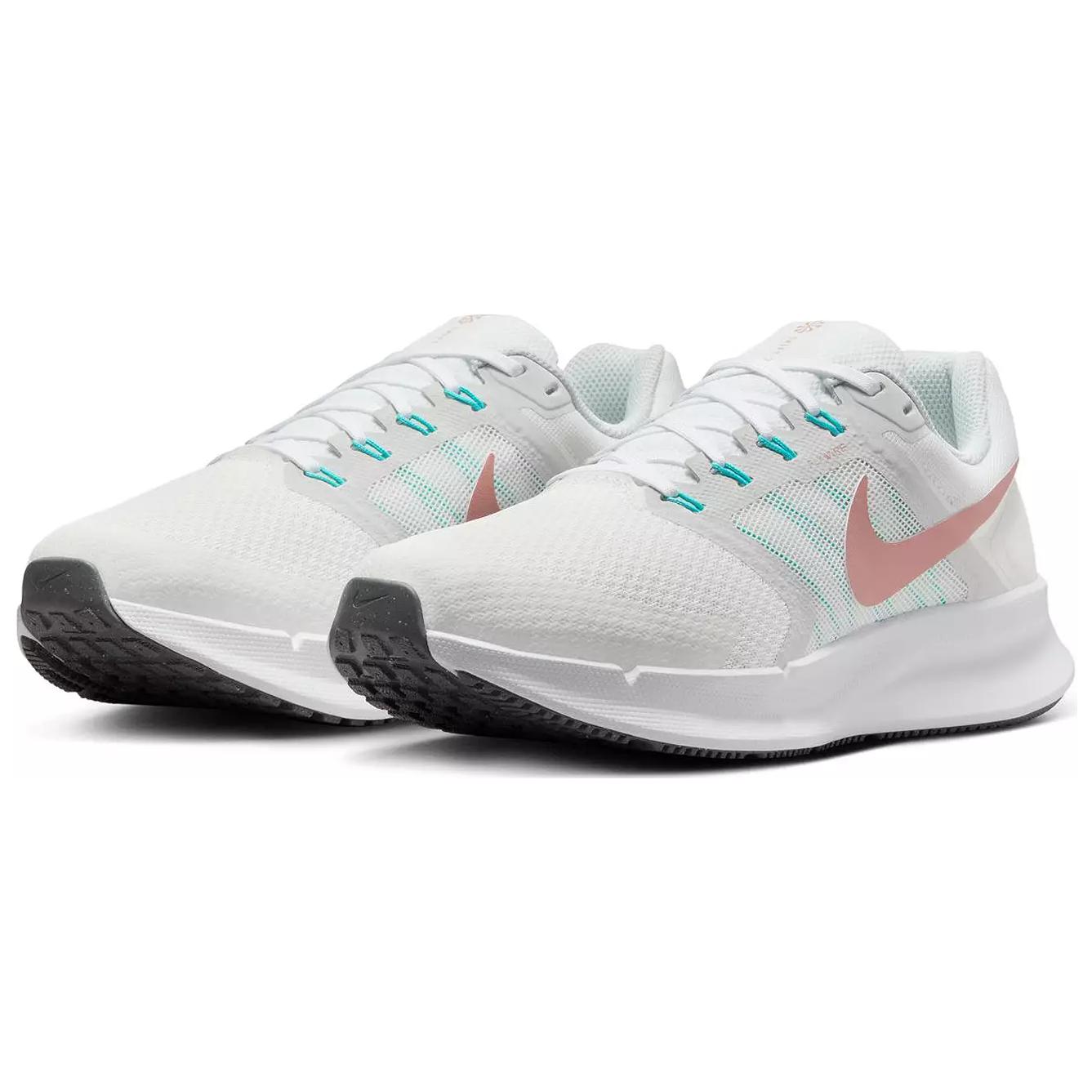 Nike Run Swift 3 Mesh, Textile Cushioning Abrasion Resistant Breathable Low top Casual Running Shoes Women’s White Gray