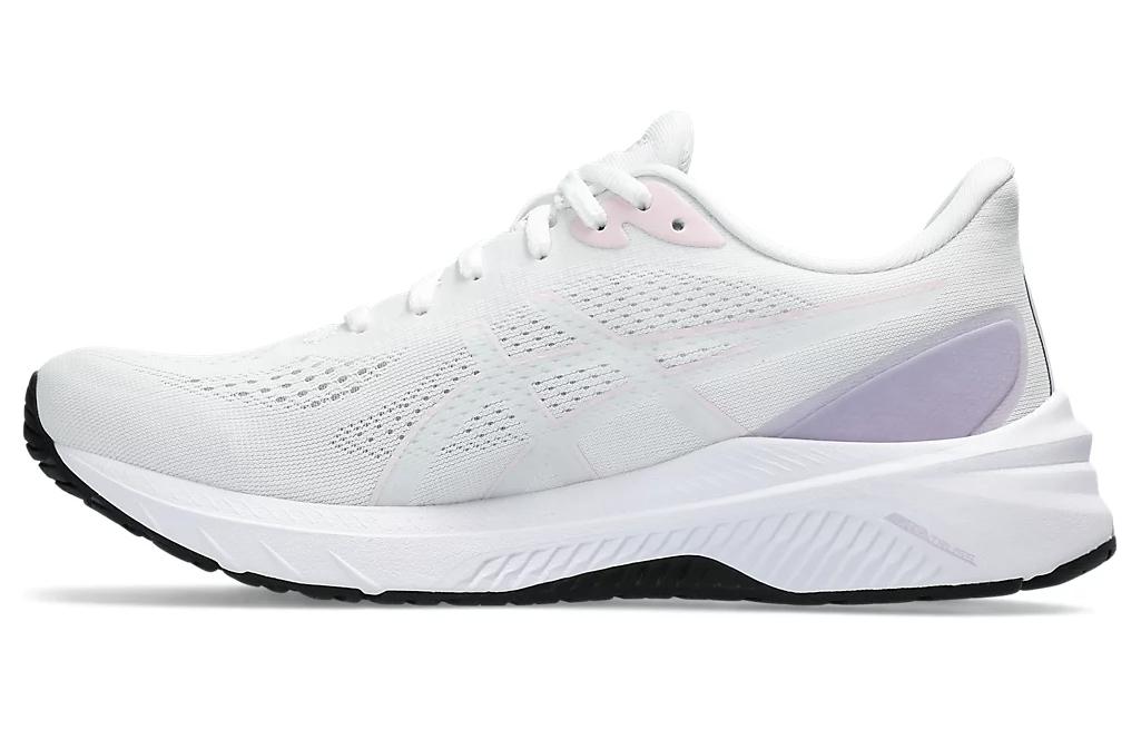 Женские кроссовки ASICS Asics GT-1000 12 (бело-фиолетовые)