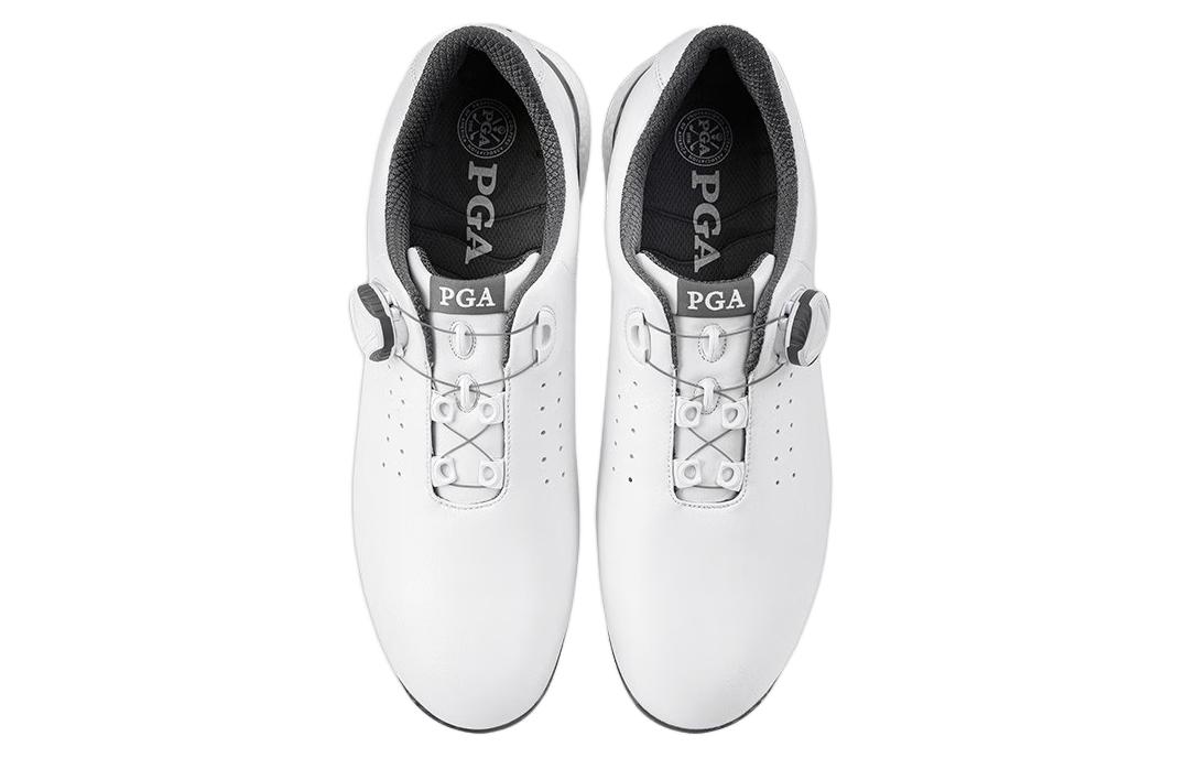 PGA Cushioning, Wear Resistant Low top Golf Shoes Men’s White